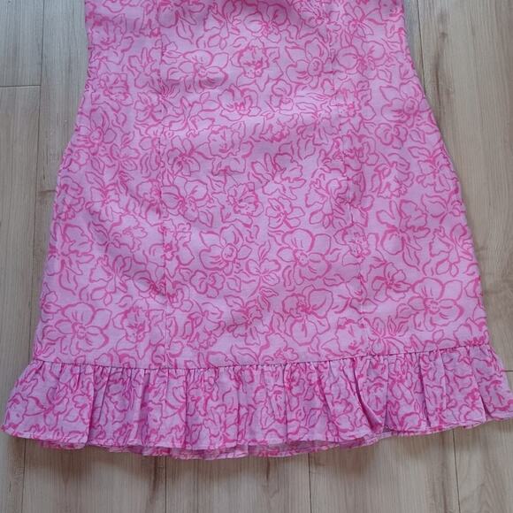 Lovers + Friends Bosworth Mini Dress Pink Floral M NWT - Picture 9 of 11